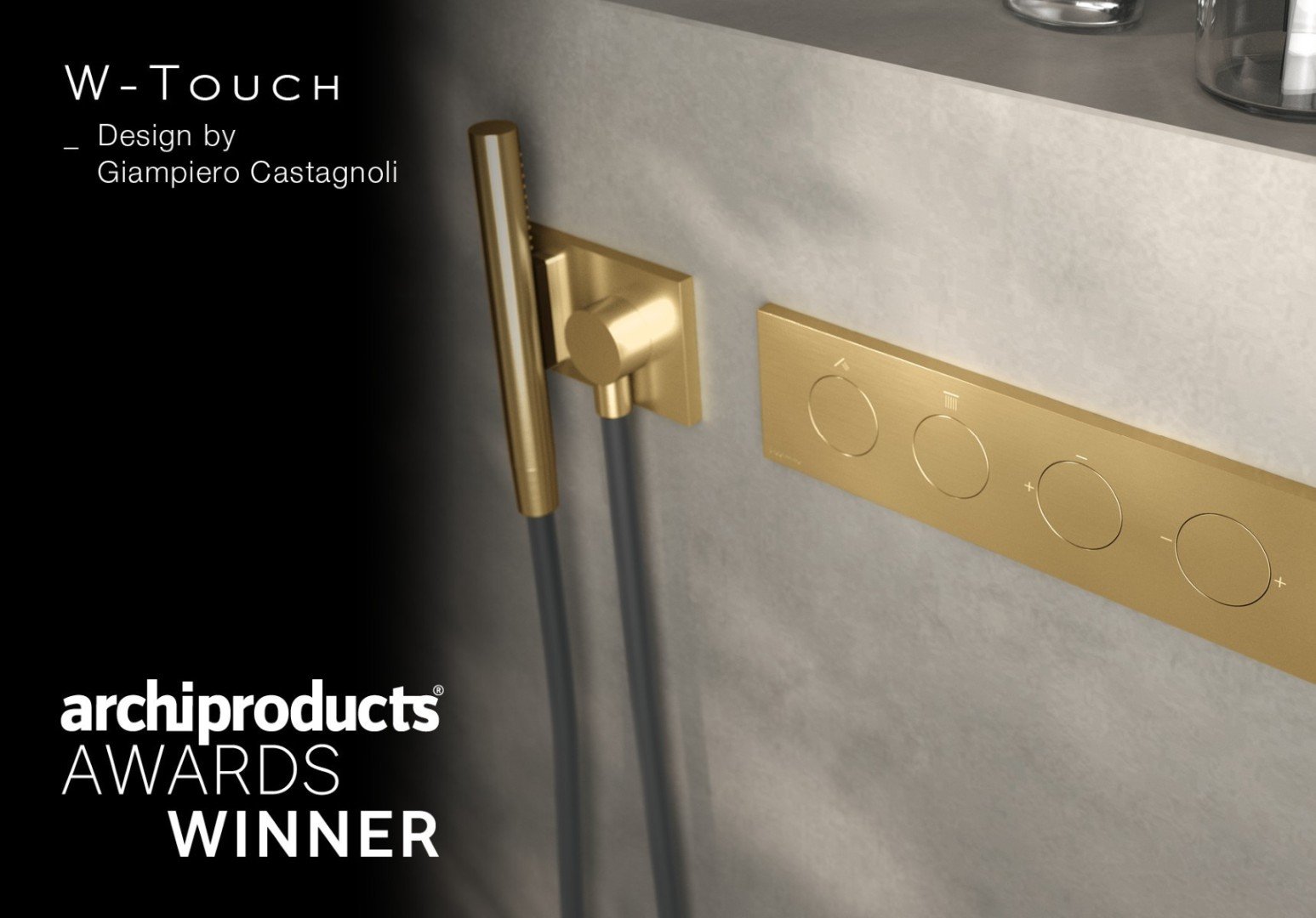 Rubinetterie Treemme gewinnt mit der Kollektion W-touch die Archiproducts Design Awards 2025